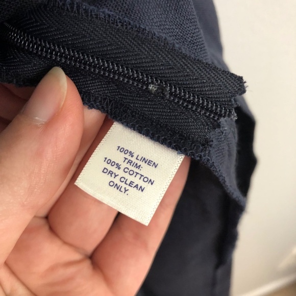 Sail to Sable Maxi Dress High Neck Slit Embroidered Navy - Picture 9 of 14